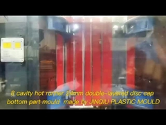 8 Θέσεων 24-410 Disc Top Cap Up Μέρος PP Μουχλα Έγχυσης για Μηχανή 160-200T